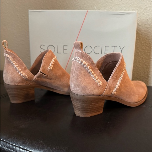 Sole Society Women's Tan Suede Shoes women’s sized 5 m - Picture 3 of 8